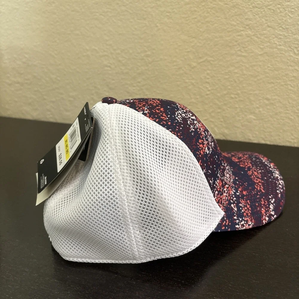 Under Armour Men Golf Cap Hat Iso-Chill Driver Mesh Midnight Navy White XL/2XL
